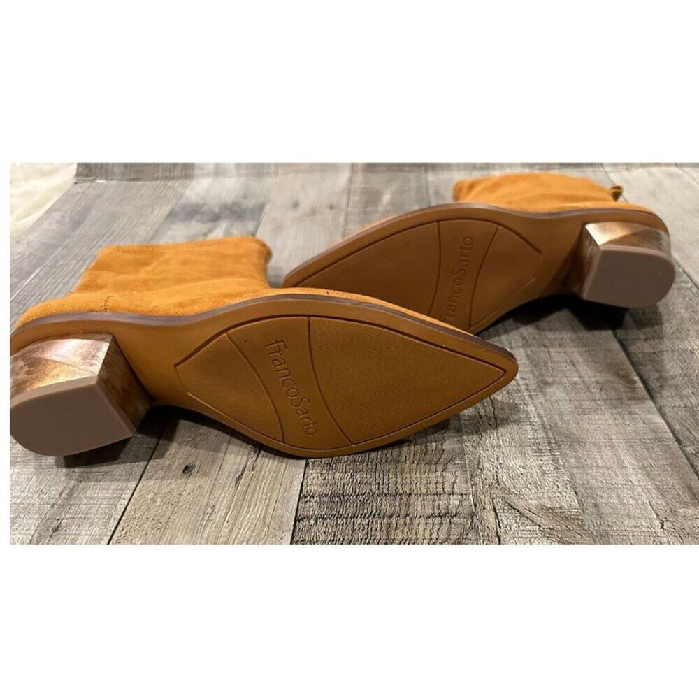 Franco Sarto Women’s Sammi Ankle Bootie – Whiskey Tan | Size 7 - Picture 10 of 15